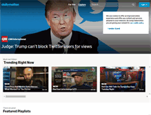 Tablet Screenshot of dailymotion.com